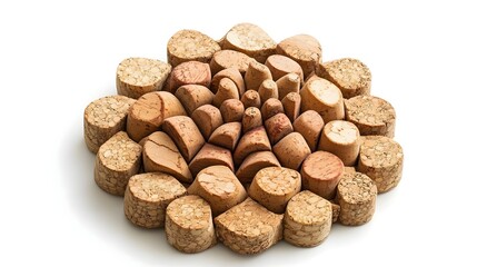 Upcycled Wine Cork Trivet with Natural Textures and Earthy Tones for Sustainable Kitchen Decor