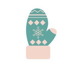 Winter Gloves Illustration