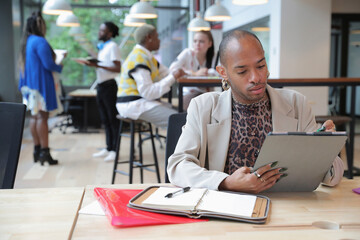 Person working in office