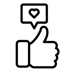 like icon, love, Hearth, Social media icon