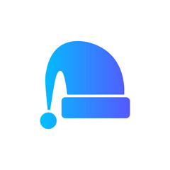 winter hat gradient icon