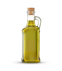 Glass Bottle of Olive Oil