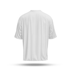 White T-Shirt Back View