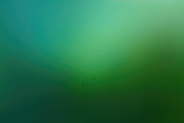Obraz premium Green Gradient Background. Smooth Abstract Light Wallpaper Design