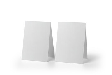 white table tent card