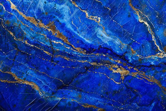 Texture or background of a lapis lazuli stone