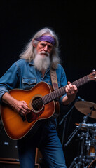 Obraz premium Strumming the Soulful Strings