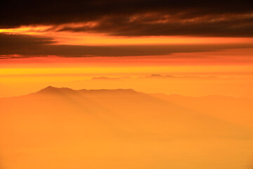 Nature and scenic views of the Doi Luang Chiang Dao Mountain in Chiang Dao Wildlife Reserve Chiang Mai Province, Thailand 
