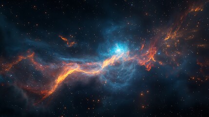 Fototapeta premium Stunning Collection of Cosmic Nebulas and Star-Filled Galaxy Backgrounds – Beautiful Night Sky and Deep Space Wonders in Vivid Colors for Creative Projects