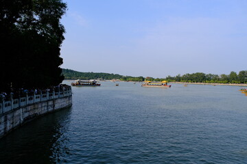 Fototapeta premium Kunming Lake in Summer Palace in Beijing, China. 