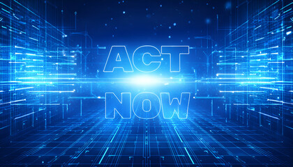 Act Now word