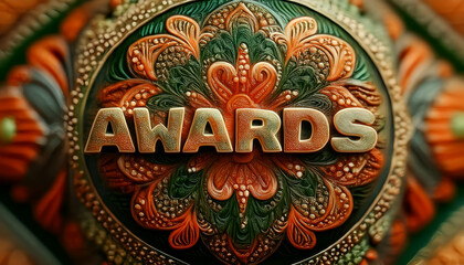Fototapeta premium Awards word