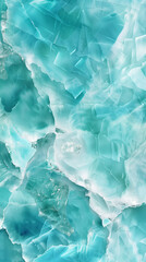 Obraz premium Bright turquoise marble texture with intricate veins and patterns, ideal for elegant and refined creative projects.