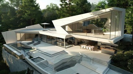 Fototapeta premium Modern Architectural Masterpiece