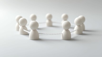 Artistic Arrangement of Diverse Wooden Figures Showcasing Unique Designs and Textures, Reflecting Creativity and Craftsmanship in Natural Materials