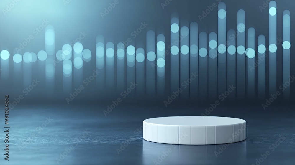 Poster Close-up of a Single Pill Resting on a Wooden Table Surface, Highlighting its Details and Texture in a Minimalist Setting