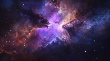 Obraz premium Space Galaxy Night Sky With Cosmic Clouds ,Universe science astronomy. Illustration Background