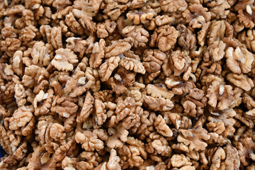 Walnut kernels. Samarkand. Uzbekistan