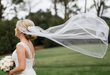 Windblown Veil Capture the bride’s veil blowing in the wind wi