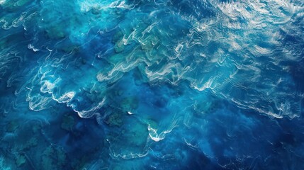 Aerial View of the Ocean
