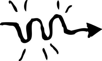 Sketch arrow illustration