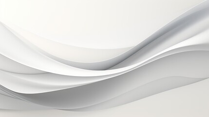 Obraz premium Abstract White Fabric Drapes Background