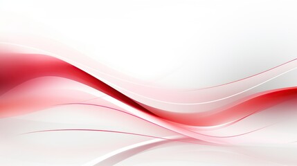 Abstract red and white wavy background design with elegant smooth lines. Suitable for website banners, presentations, and modern design.