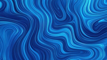 Abstract blue waves creating a fluid, dynamic texture suitable for backgrounds or designs.