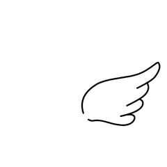 Hand Drawn Wings 