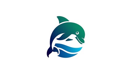 Obraz premium a logo icon design of a dolphin
