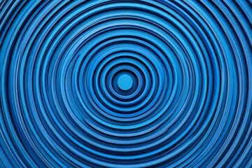 Obraz premium Stage lights arranged in a spiral pattern, cool blue and white tones, hypnotic and surreal atmosphere.