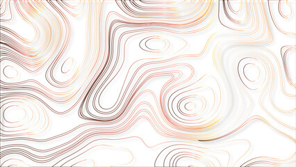 Topographic map background geographic line map. Line topography map contour background, geographic grid.