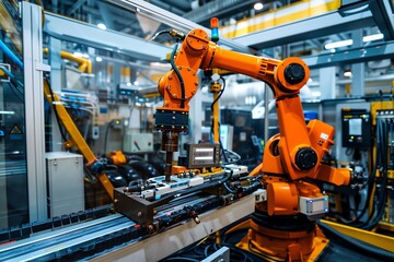 Fototapeta premium 13 Describe the use of automation and AI on modern oil rigs and the role of engineers