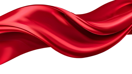 red satin wave background