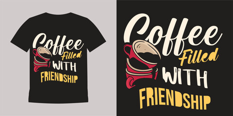 Print Set of coffee art typography quotes, Vintage coffee t shirt designs bundle Free Vector