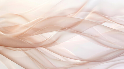 Soft, flowing fabric waves create serene and elegant background, evoking sense of calm and tranquility. gentle hues blend seamlessly, enhancing visual appeal