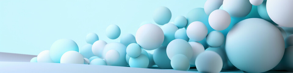 Abstract texture background with macro 3D balls