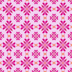 "Floral patterns with vibrant multicolors, featuring pink as the main tone for fabrics and wallpapers  
Elegant and charming design, adding a romantic and fresh atmosphere to any space"