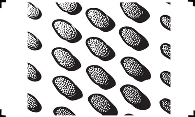 Shameless Pattern Dark Silhouette Shapes Vector Set