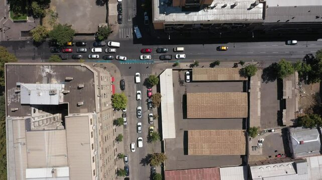 Santiago de Chile. Avenida San Diego.