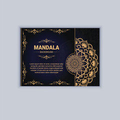 mandala design social media muckup