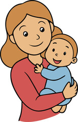 mother and baby