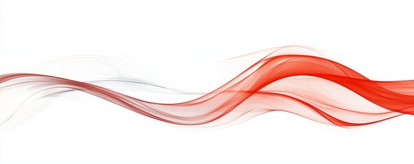 Illustration of an abstract elegant romantic wave panorama background