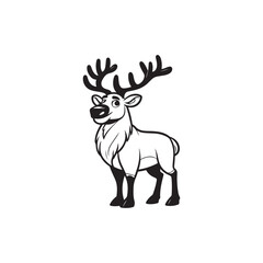 Cute Baby Alligators and Deer - Playful Cartoon Vector Art.