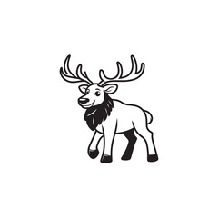 Friendly Baby Alligators and Deer - Playful Cartoon Vector Art.