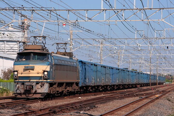   EF66-26号機牽引の紙輸送貨物列車(3461列車)_2009/8/28撮影