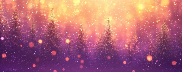 Fototapeta premium Wallpaper illustration with abstract christmas tree background