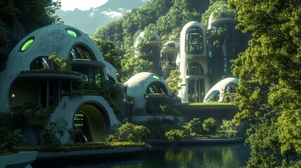 Embracing Tomorrow: Living in a Futuristic Green City with AI-Managed Eco Spaces