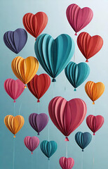 Fototapeta premium seamless pattern with hearts