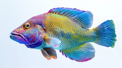 Fototapeta premium Colorful Fish Portrait